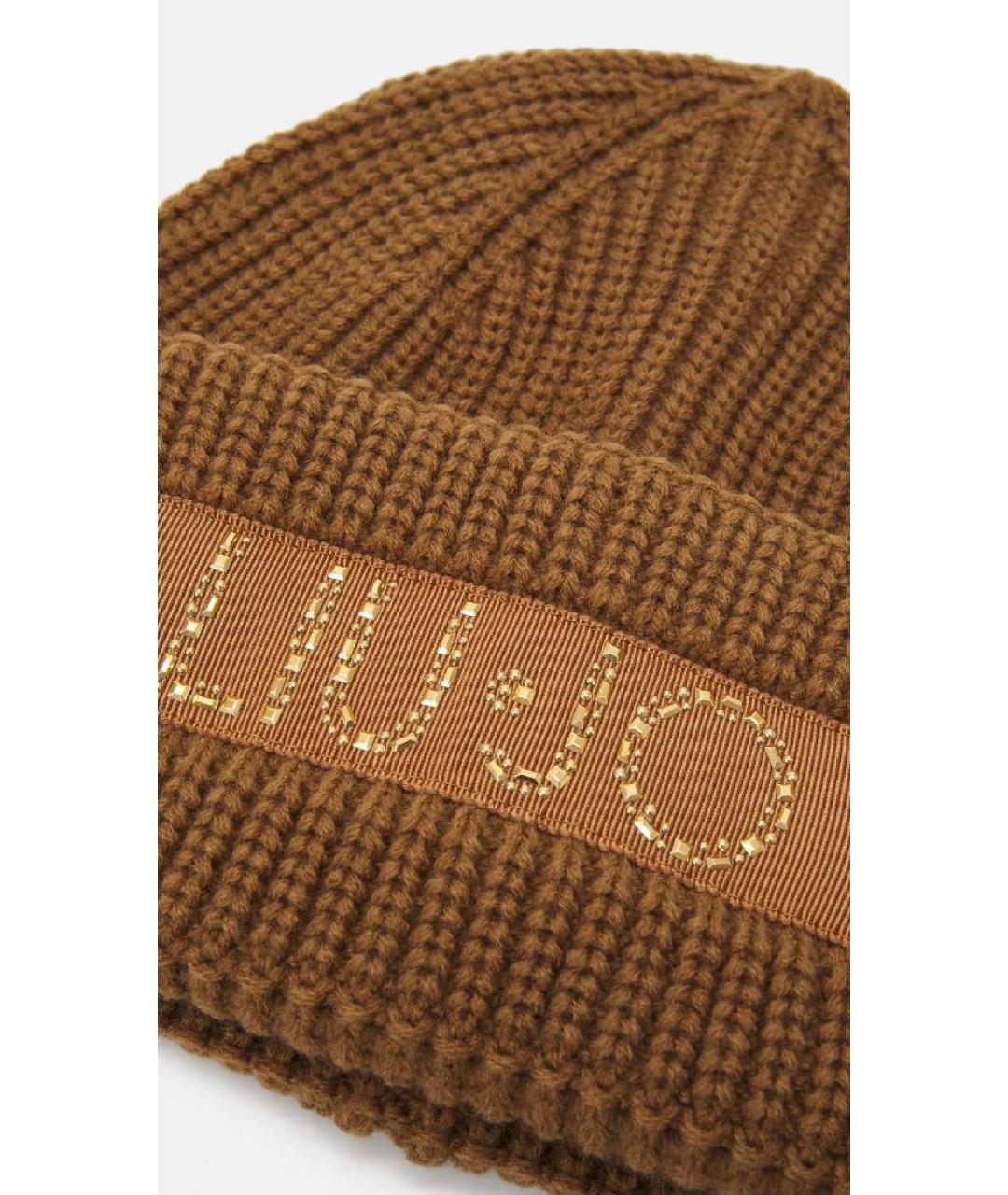 LIU JO Коричневая шапка, фото 2