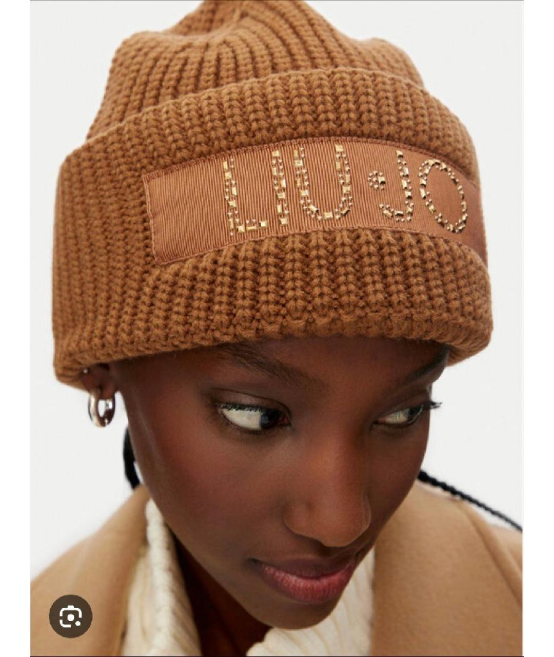 LIU JO Коричневая шапка, фото 4