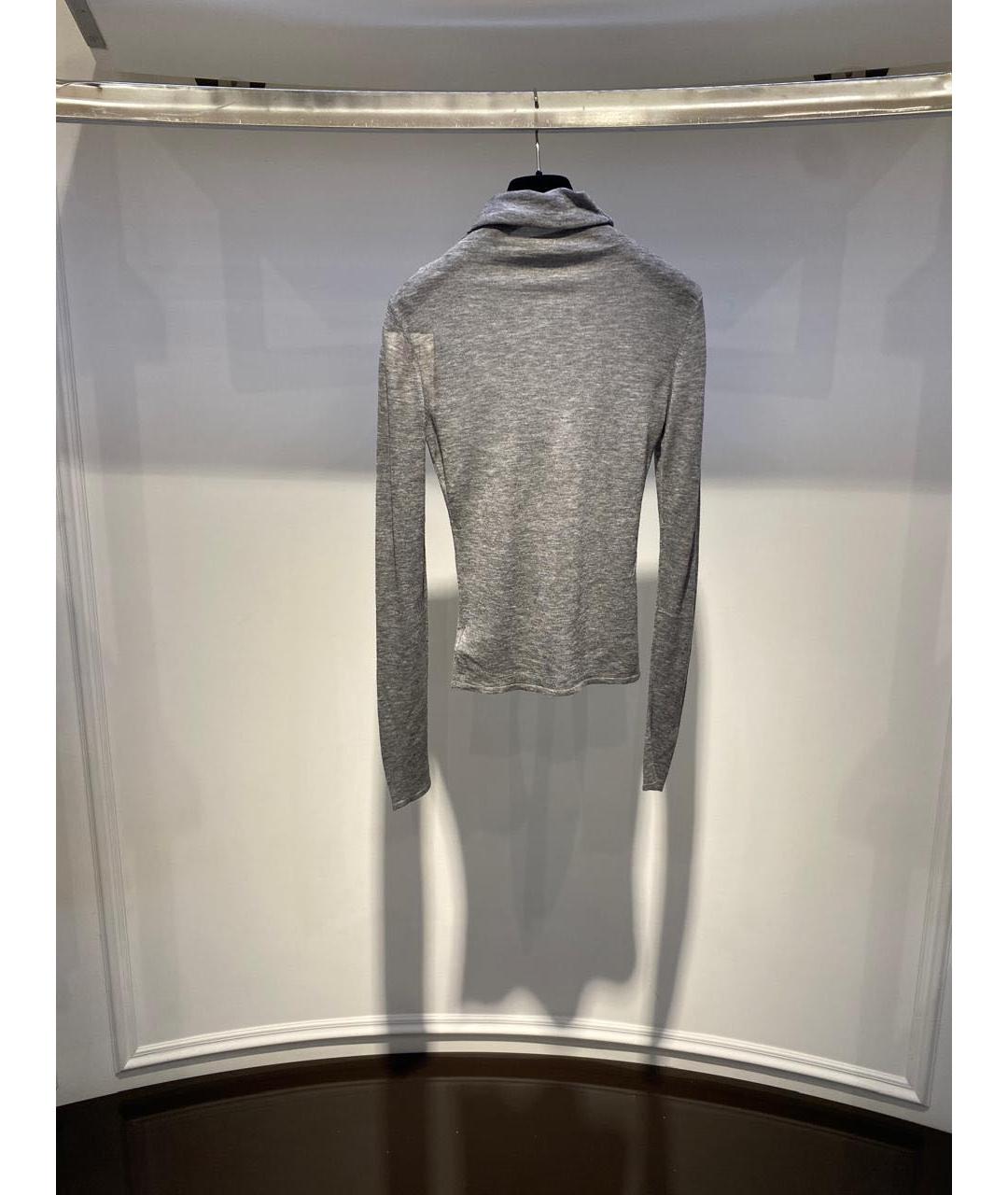 St. Barth Серая шерстяная водолазка, фото 4