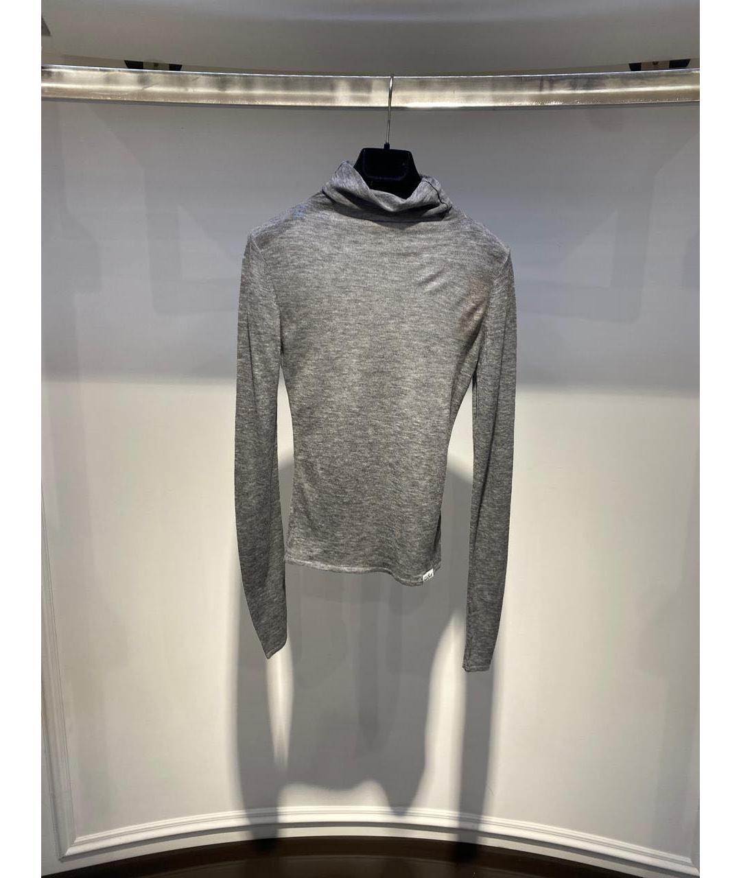 St. Barth Серая шерстяная водолазка, фото 3