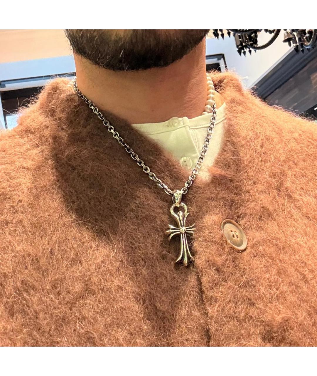 CHROME HEARTS Серебряная серебряная цепочка/подвеска, фото 2