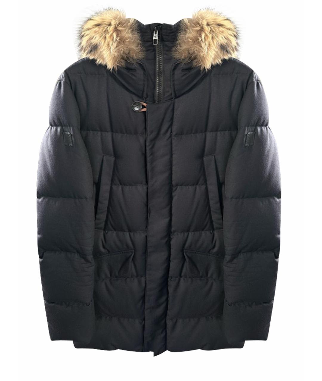 MONTECORE Темно-синий шерстяной пуховик, фото 1