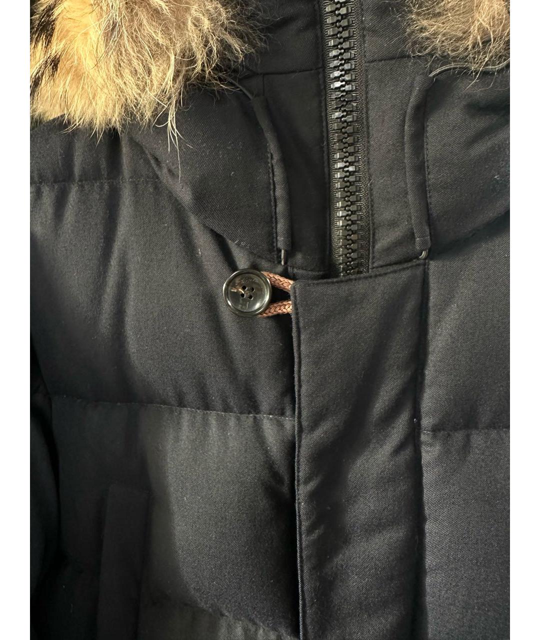 MONTECORE Темно-синий шерстяной пуховик, фото 4