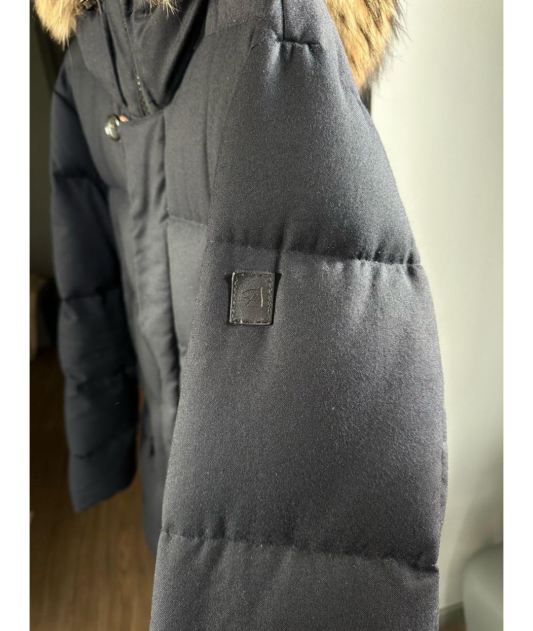 MONTECORE Темно-синий шерстяной пуховик, фото 7