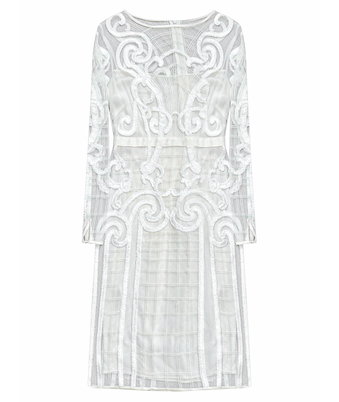 TEMPERLEY LONDON Белое кружевное вечернее платье, фото 1