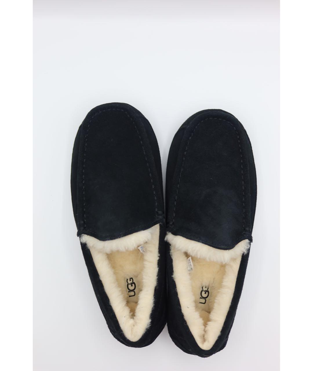 UGG AUSTRALIA Черные замшевые мокасины, фото 6