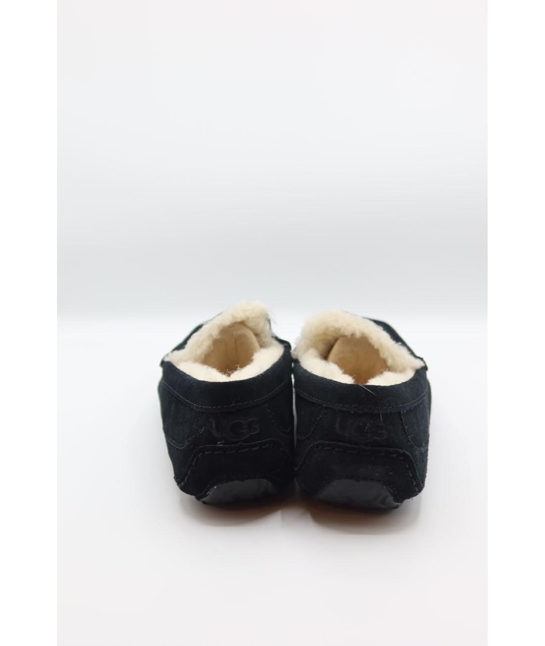 UGG AUSTRALIA Черные замшевые мокасины, фото 5