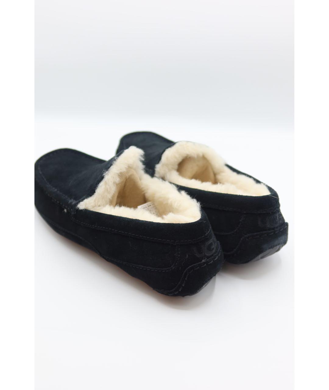 UGG AUSTRALIA Черные замшевые мокасины, фото 4