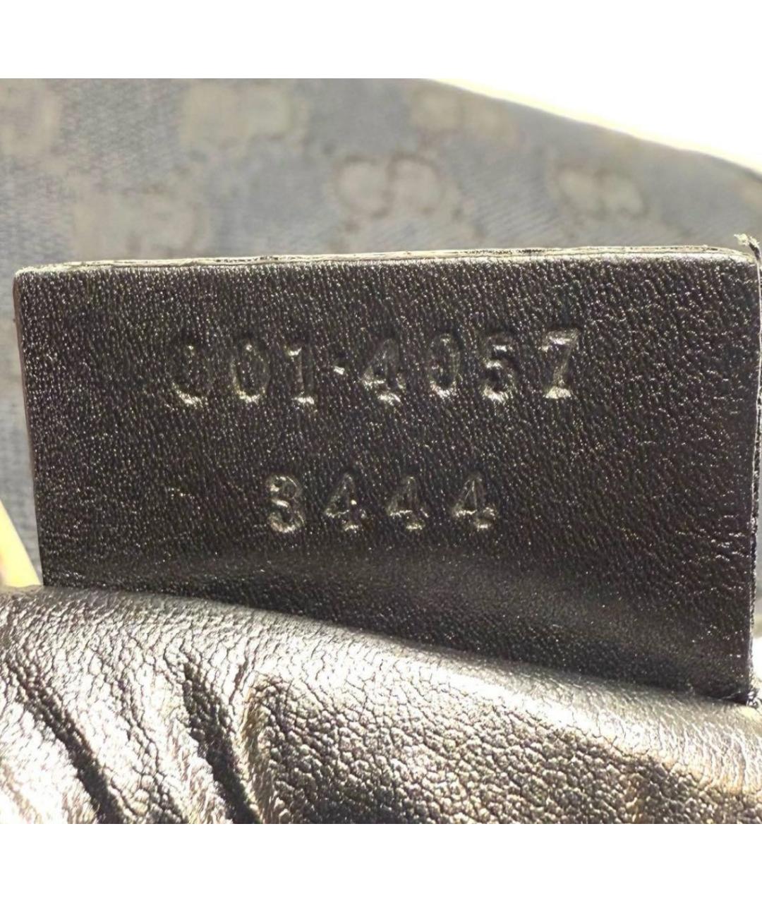 GUCCI Черная тканевая сумка тоут, фото 8