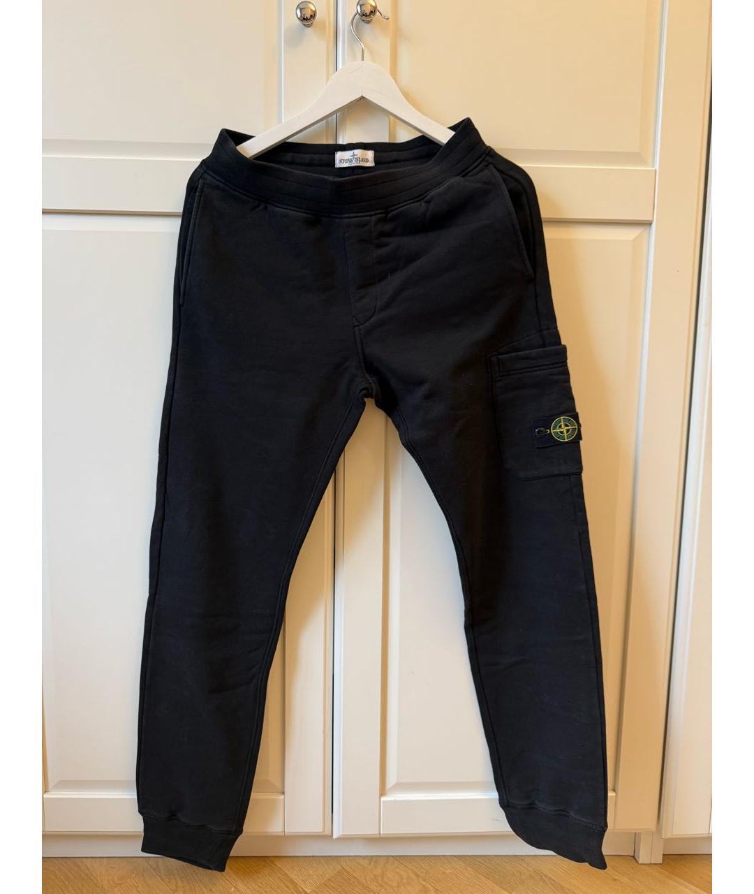 OFF-WHITE Черные хлопковые брюки и шорты, фото 3