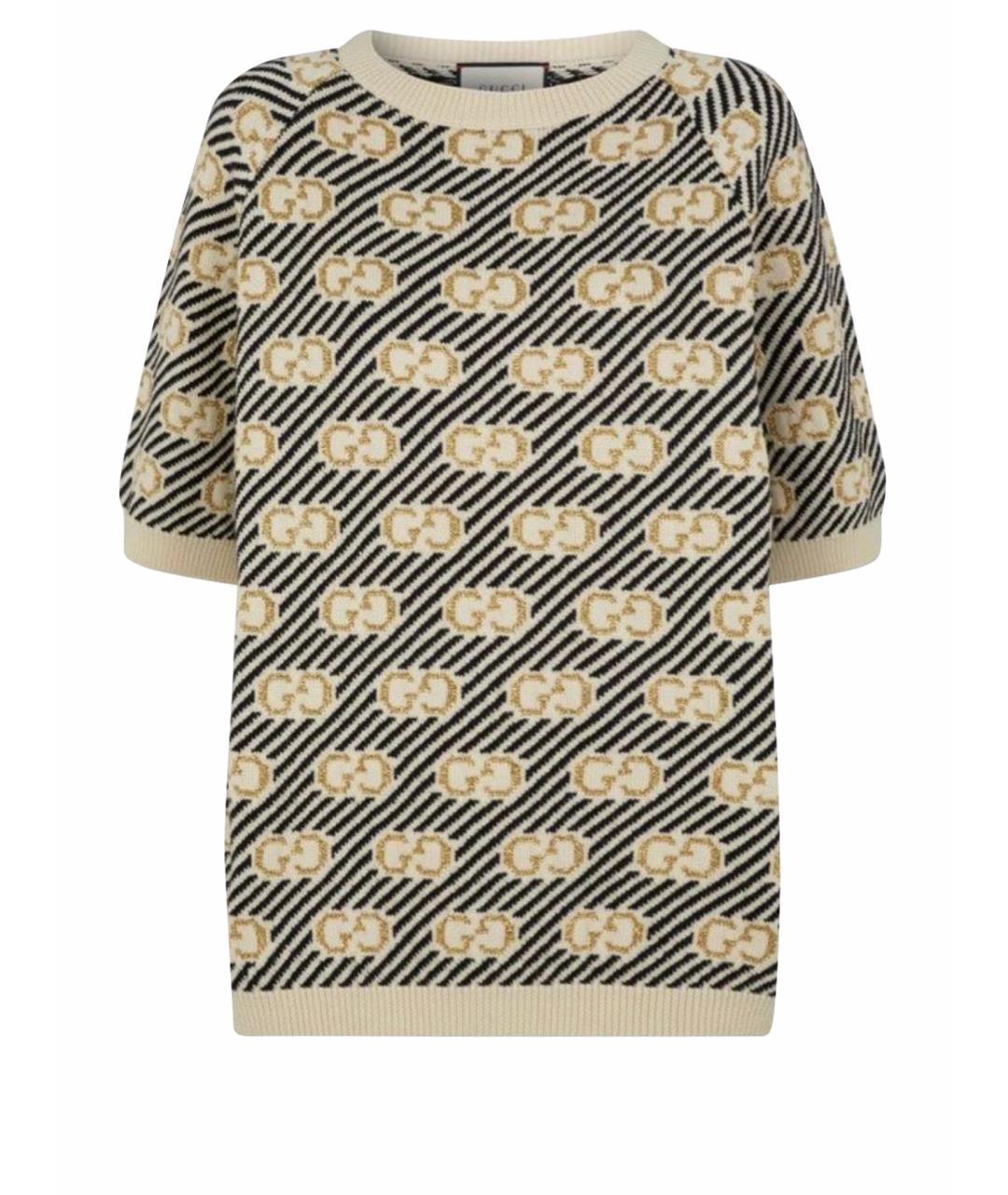 GUCCI Бежевый джемпер / свитер, фото 1