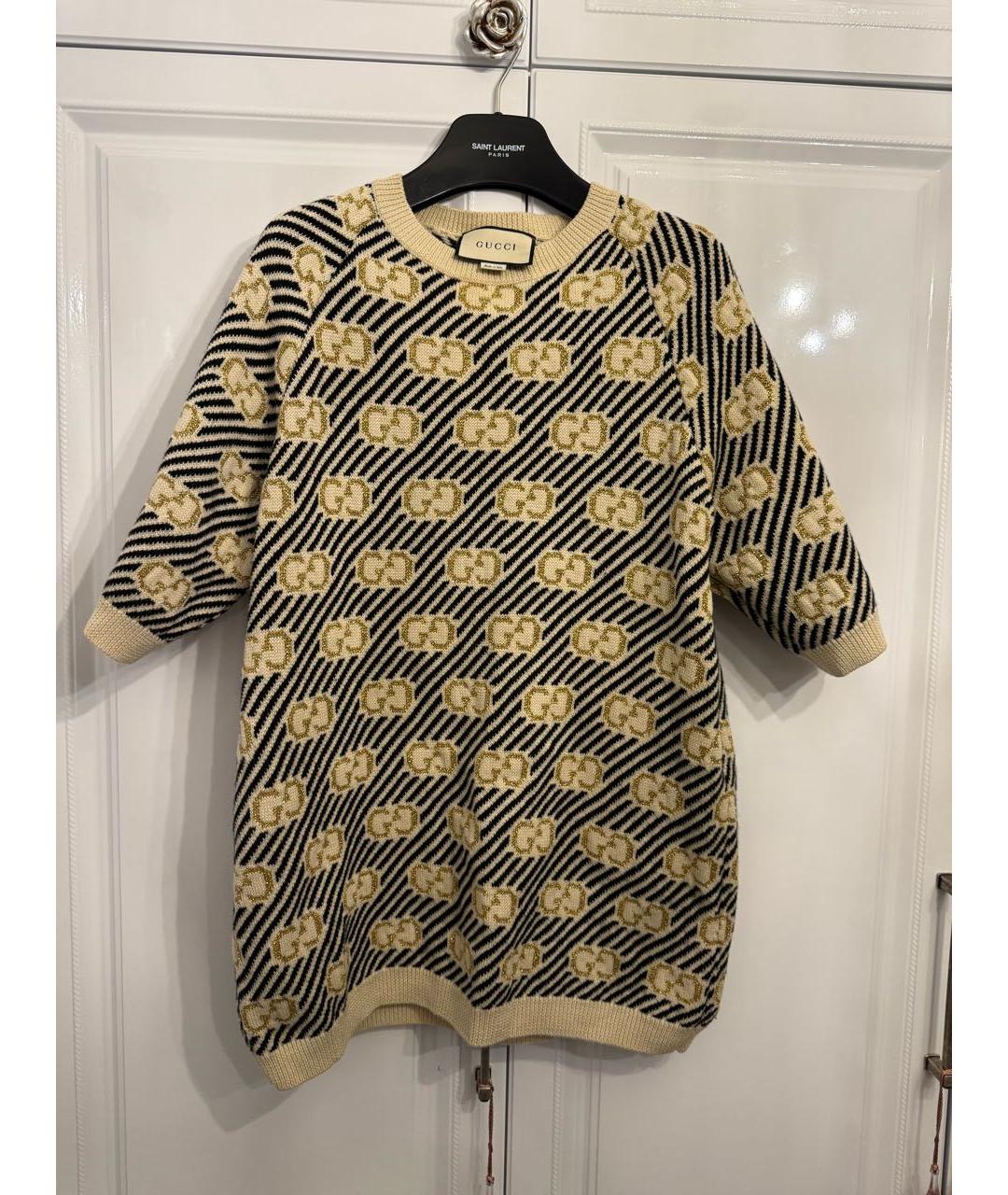 GUCCI Бежевый джемпер / свитер, фото 5