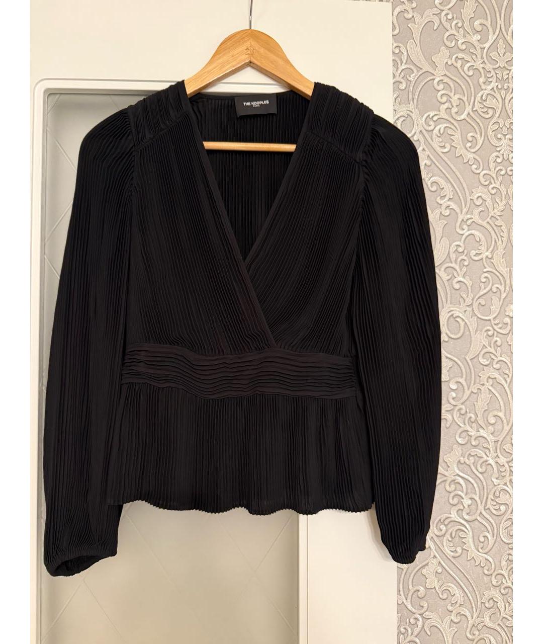 THE KOOPLES Черная полиэстеровая блузы, фото 6