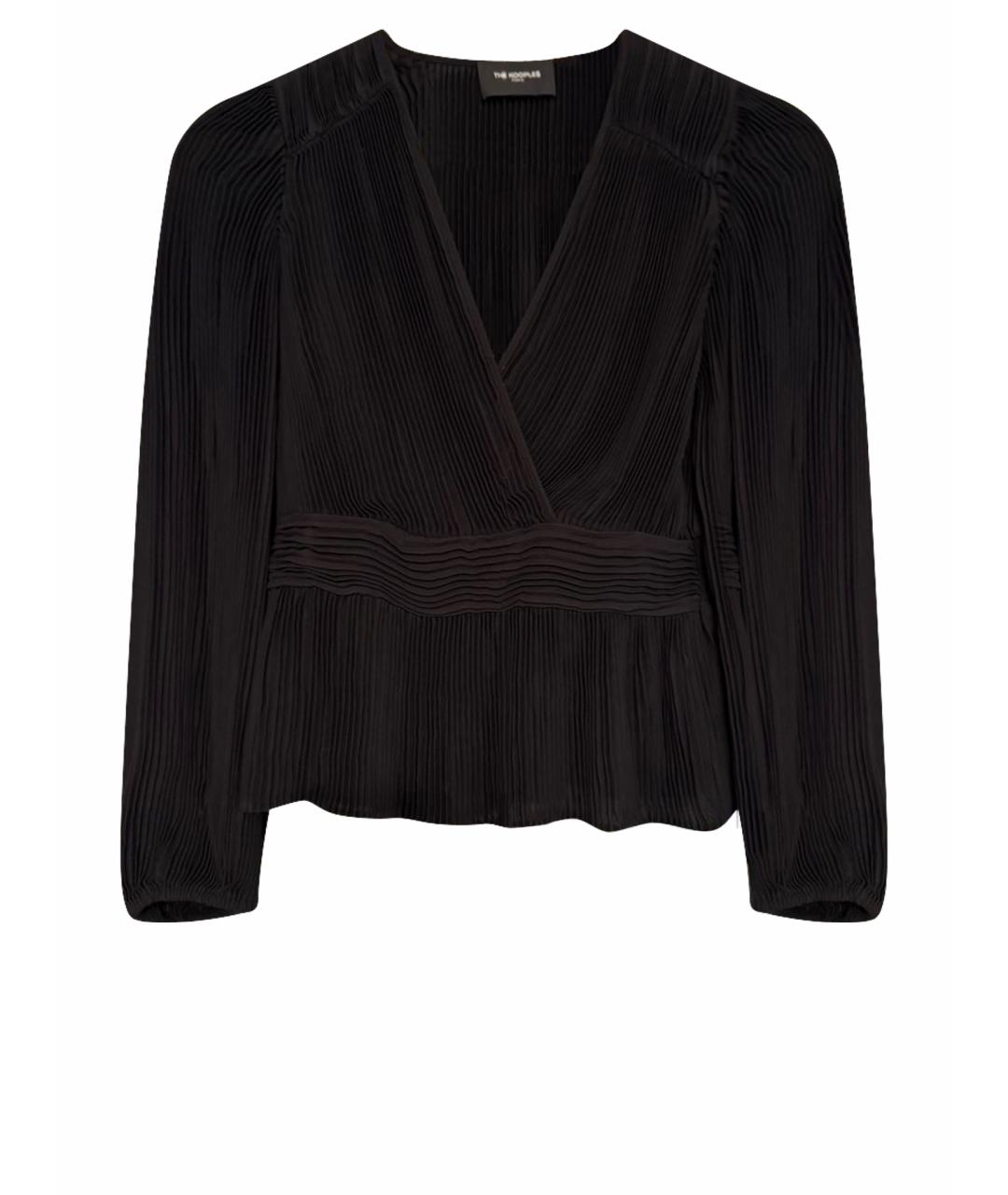 THE KOOPLES Черная полиэстеровая блузы, фото 1