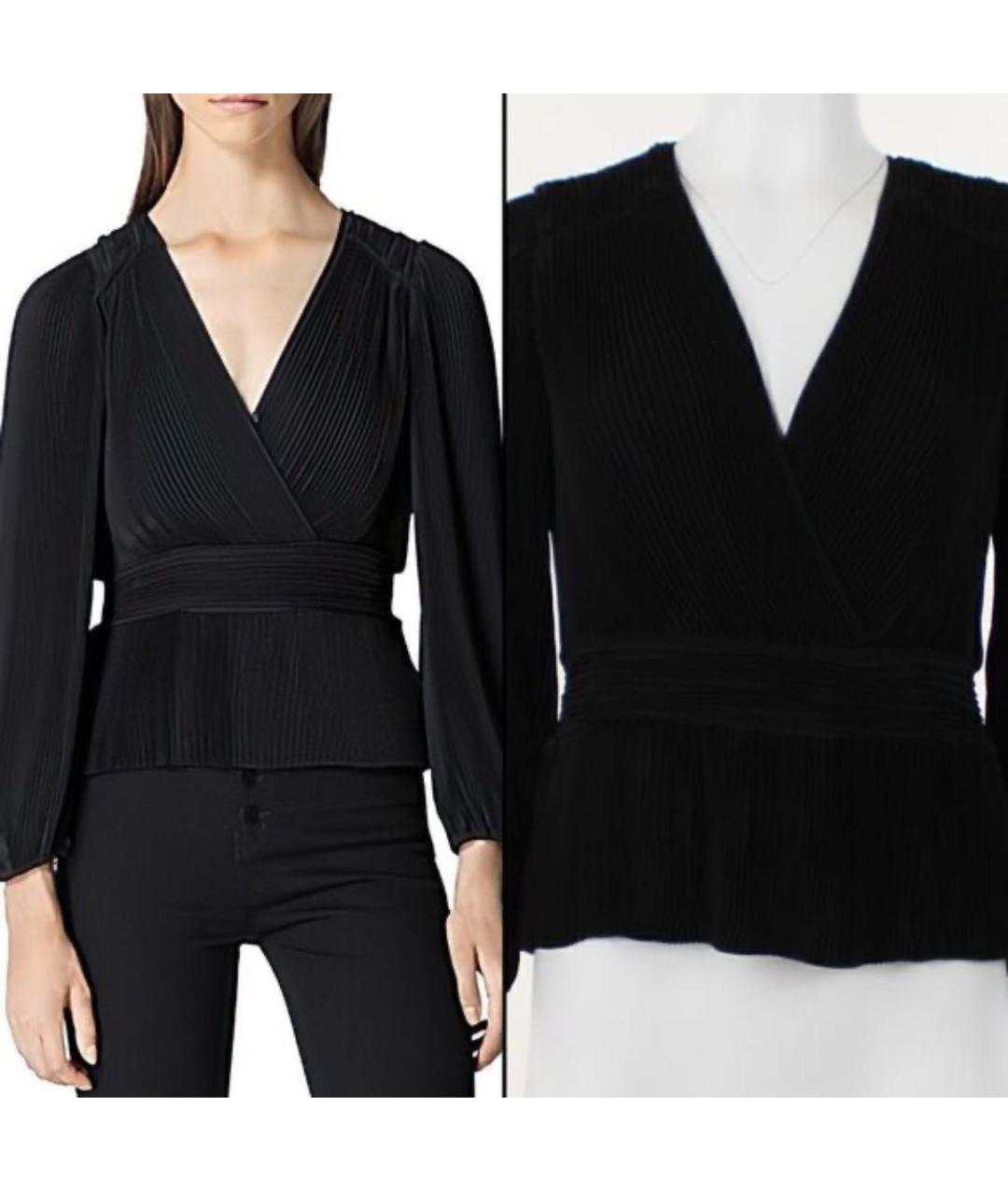 THE KOOPLES Черная полиэстеровая блузы, фото 4