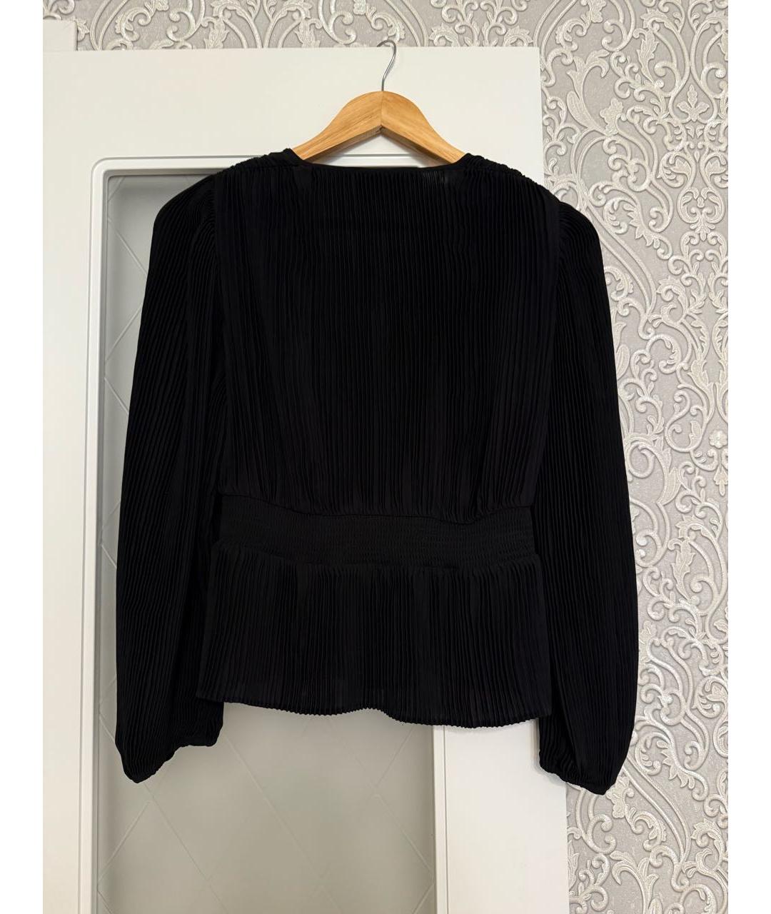 THE KOOPLES Черная полиэстеровая блузы, фото 2