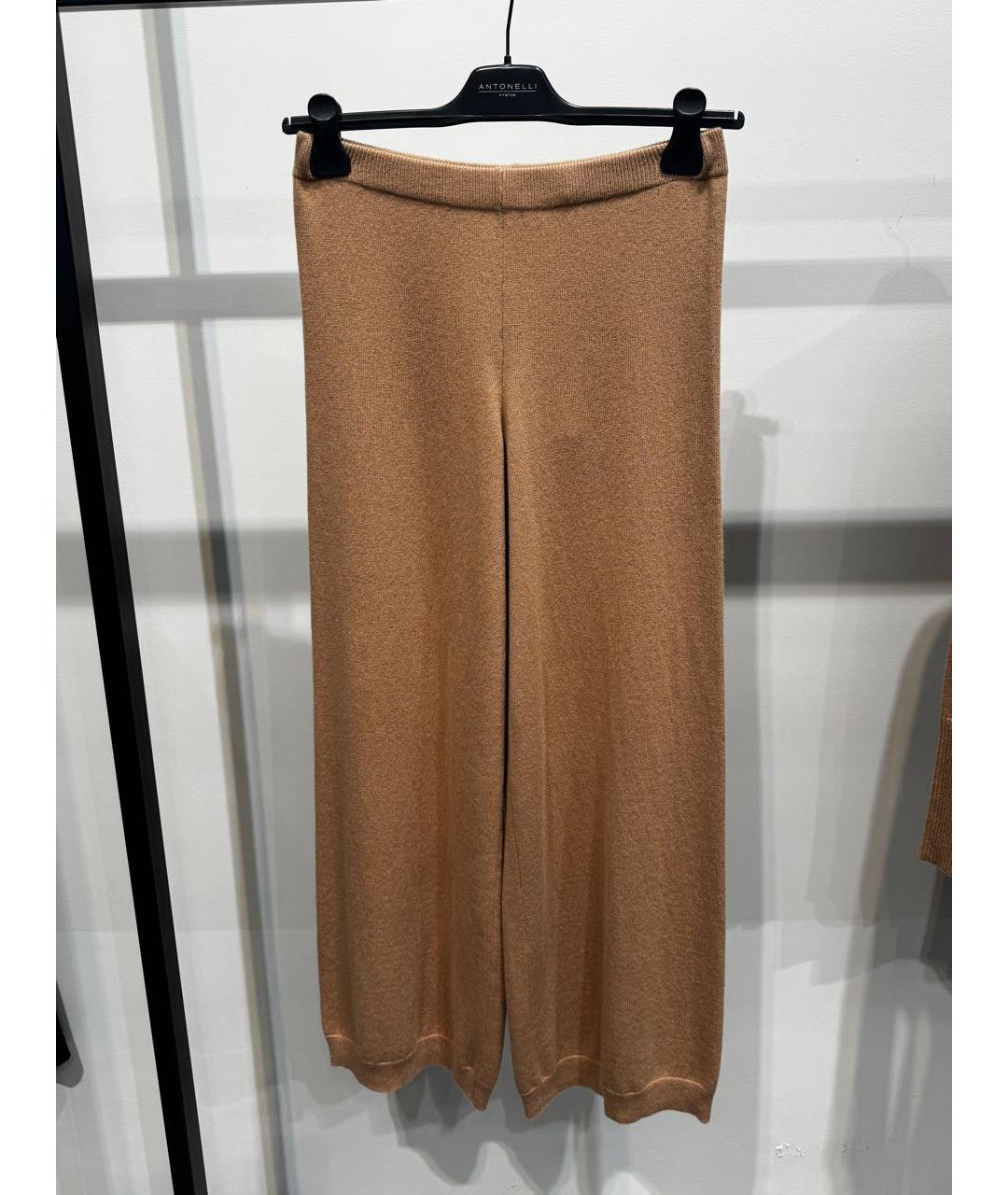 ANTONELLI FIRENZE Коричневый кашемировый костюм с брюками, фото 3