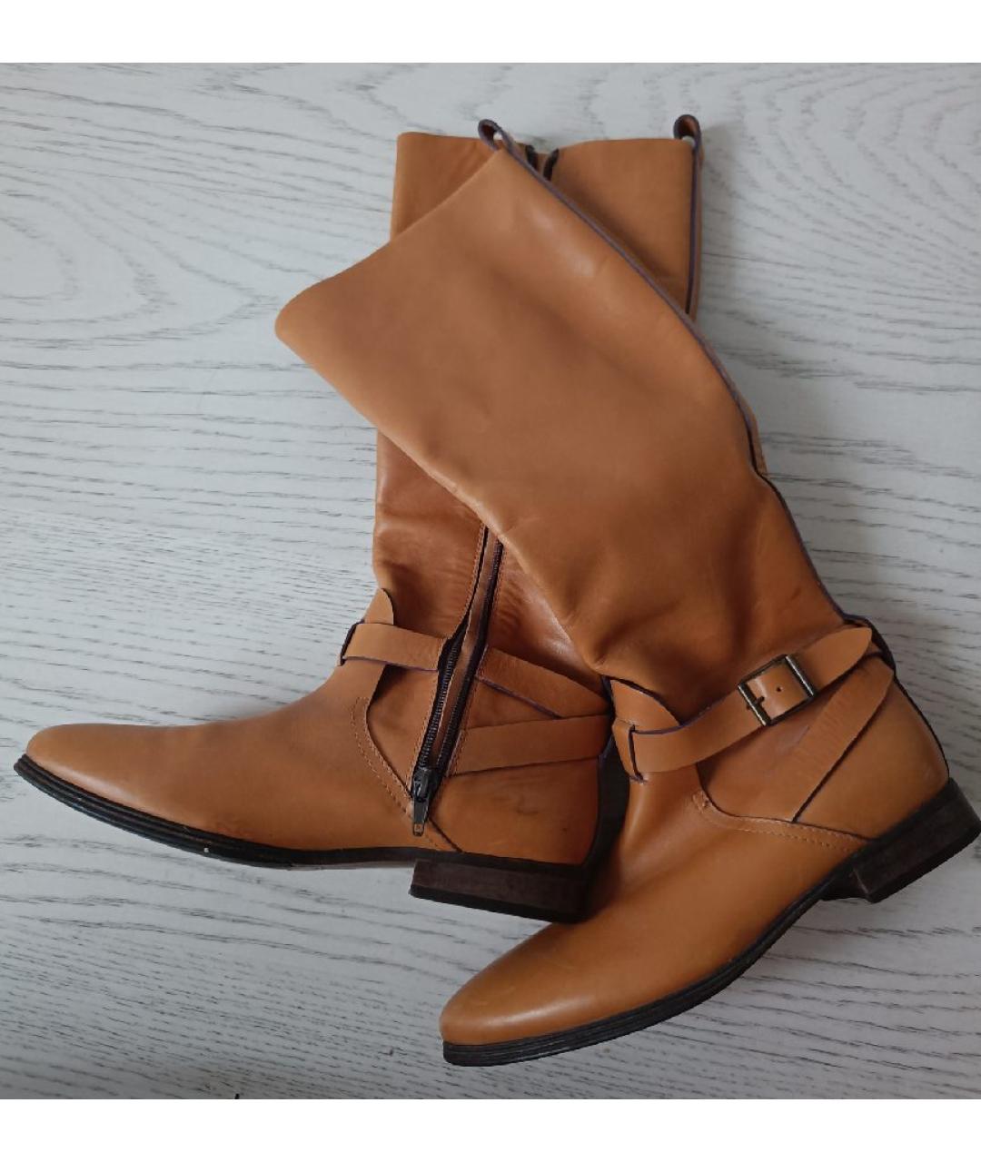 ETRO Коричневые кожаные сапоги, фото 3