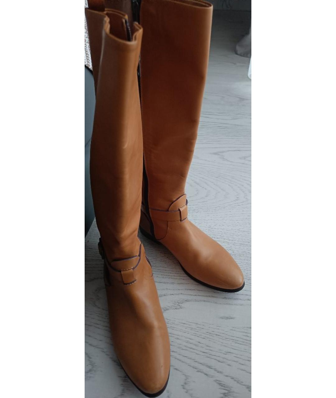 ETRO Коричневые кожаные сапоги, фото 4