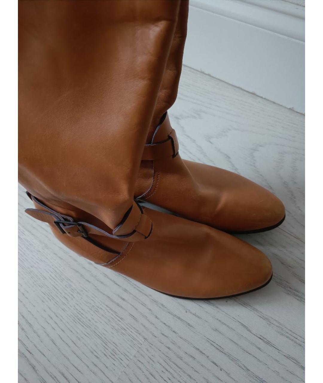 ETRO Коричневые кожаные сапоги, фото 2