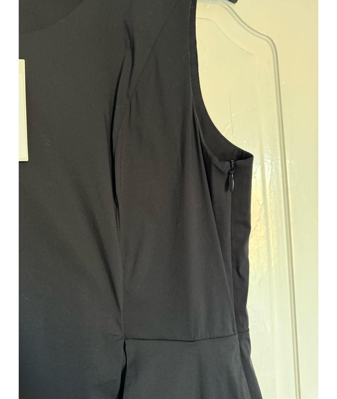 COS Черное хлопковое коктейльное платье, фото 4