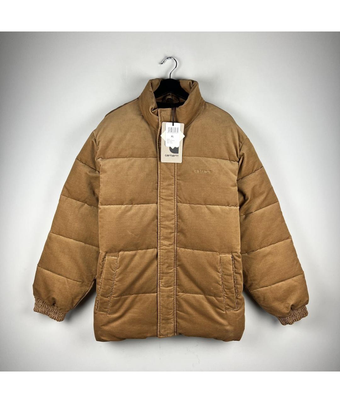 CARHARTT WIP Коричневый хлопковый пуховик, фото 8