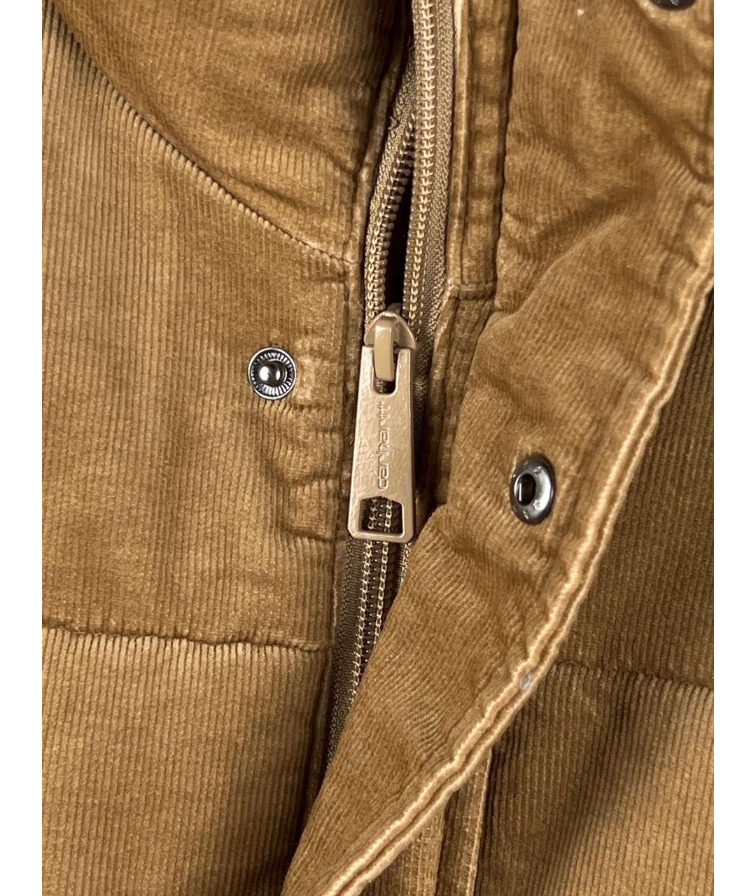 CARHARTT WIP Коричневый хлопковый пуховик, фото 3