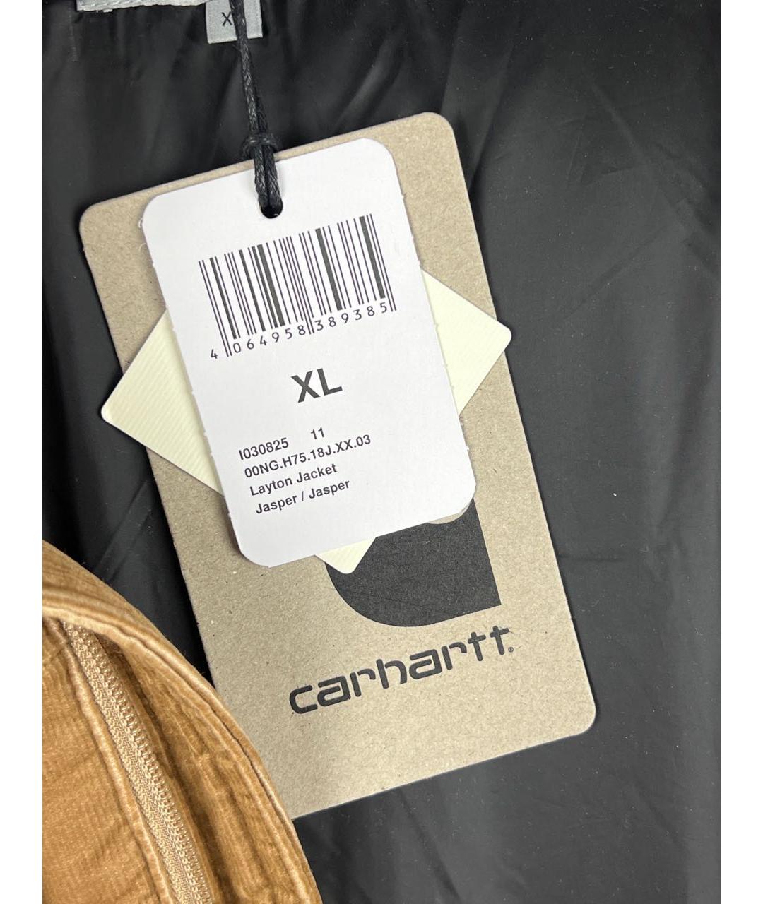 CARHARTT WIP Коричневый хлопковый пуховик, фото 5