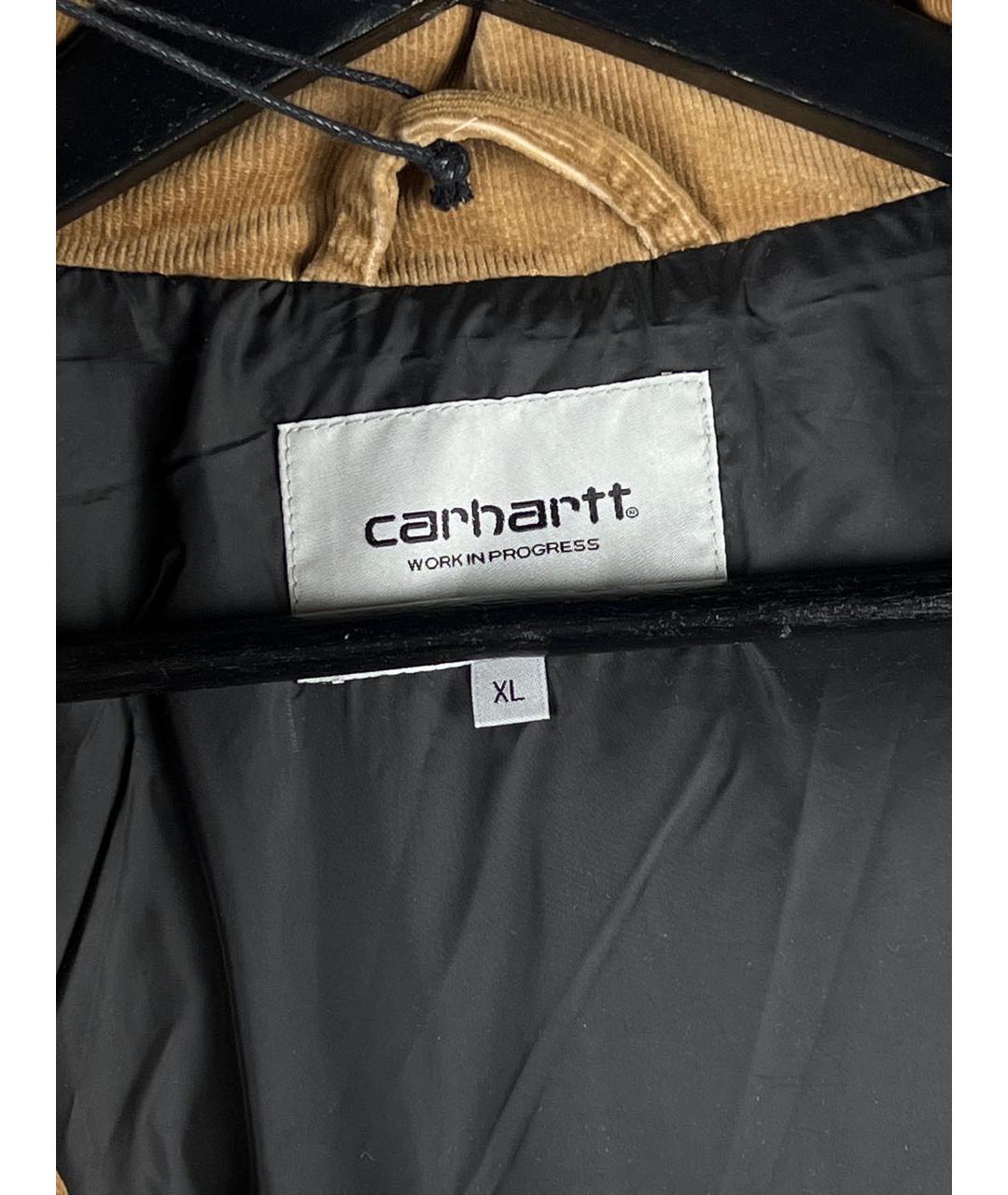 CARHARTT WIP Коричневый хлопковый пуховик, фото 2