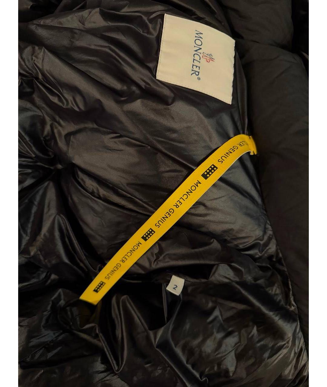 MONCLER Черный пуховик, фото 7