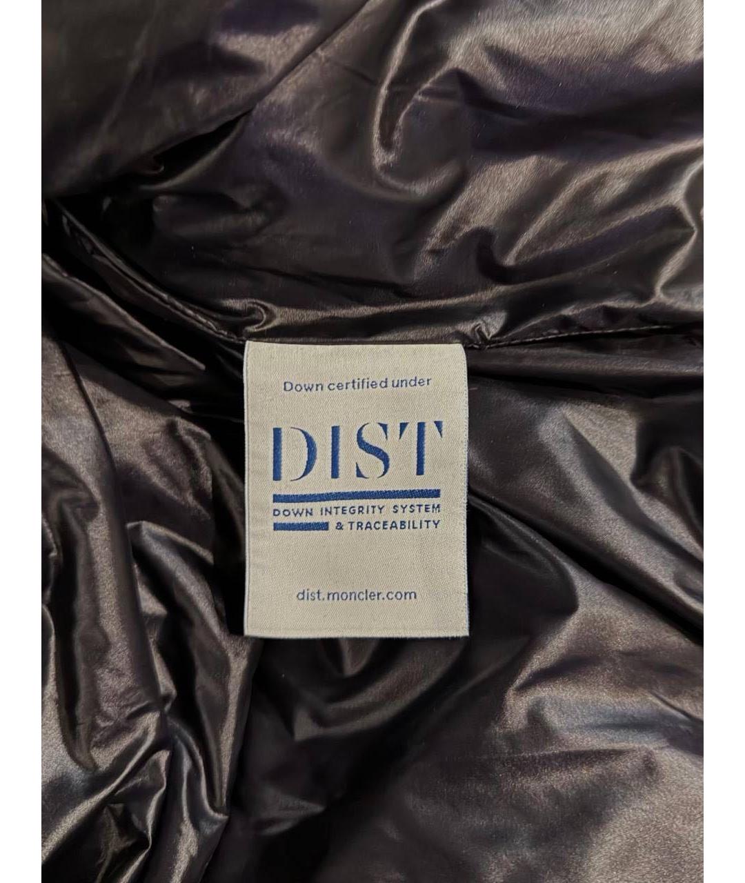 MONCLER Черный пуховик, фото 6