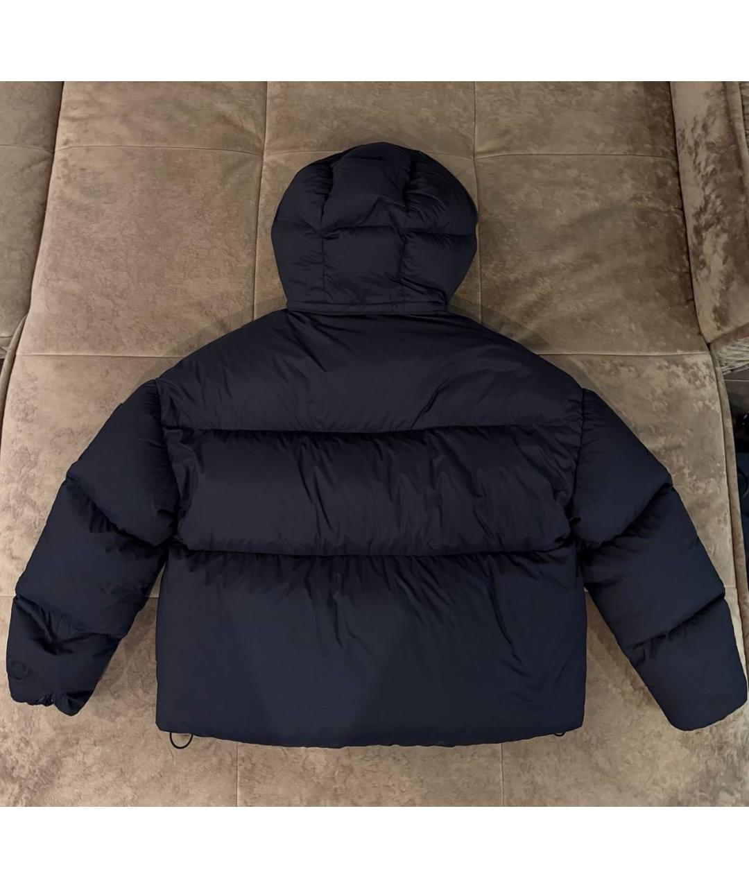 MONCLER Черный пуховик, фото 2