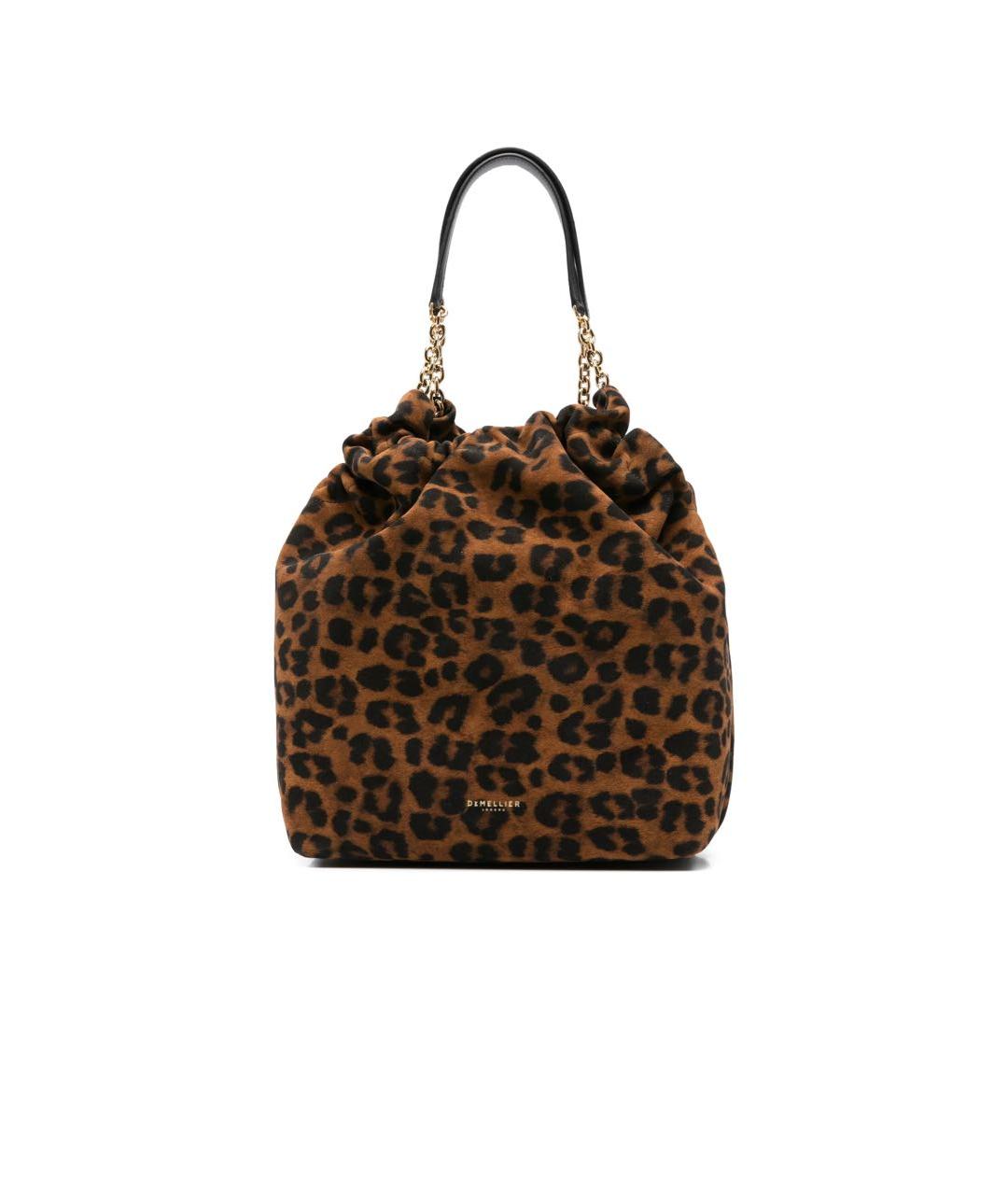 DEMELLIER Коричневая замшевая сумка тоут, фото 5