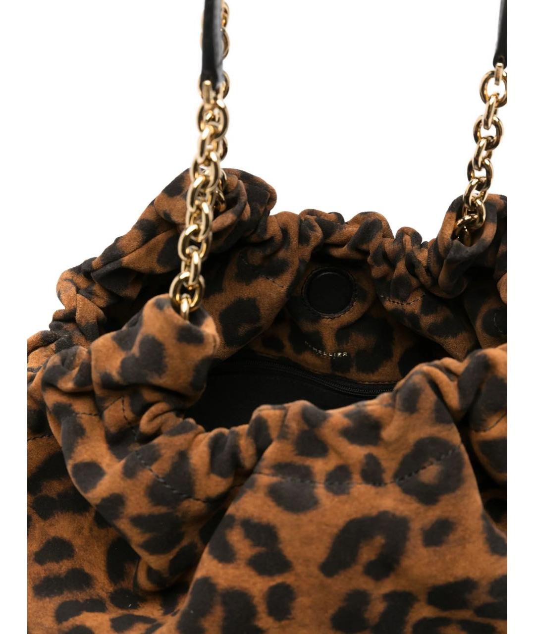 DEMELLIER Коричневая замшевая сумка тоут, фото 3