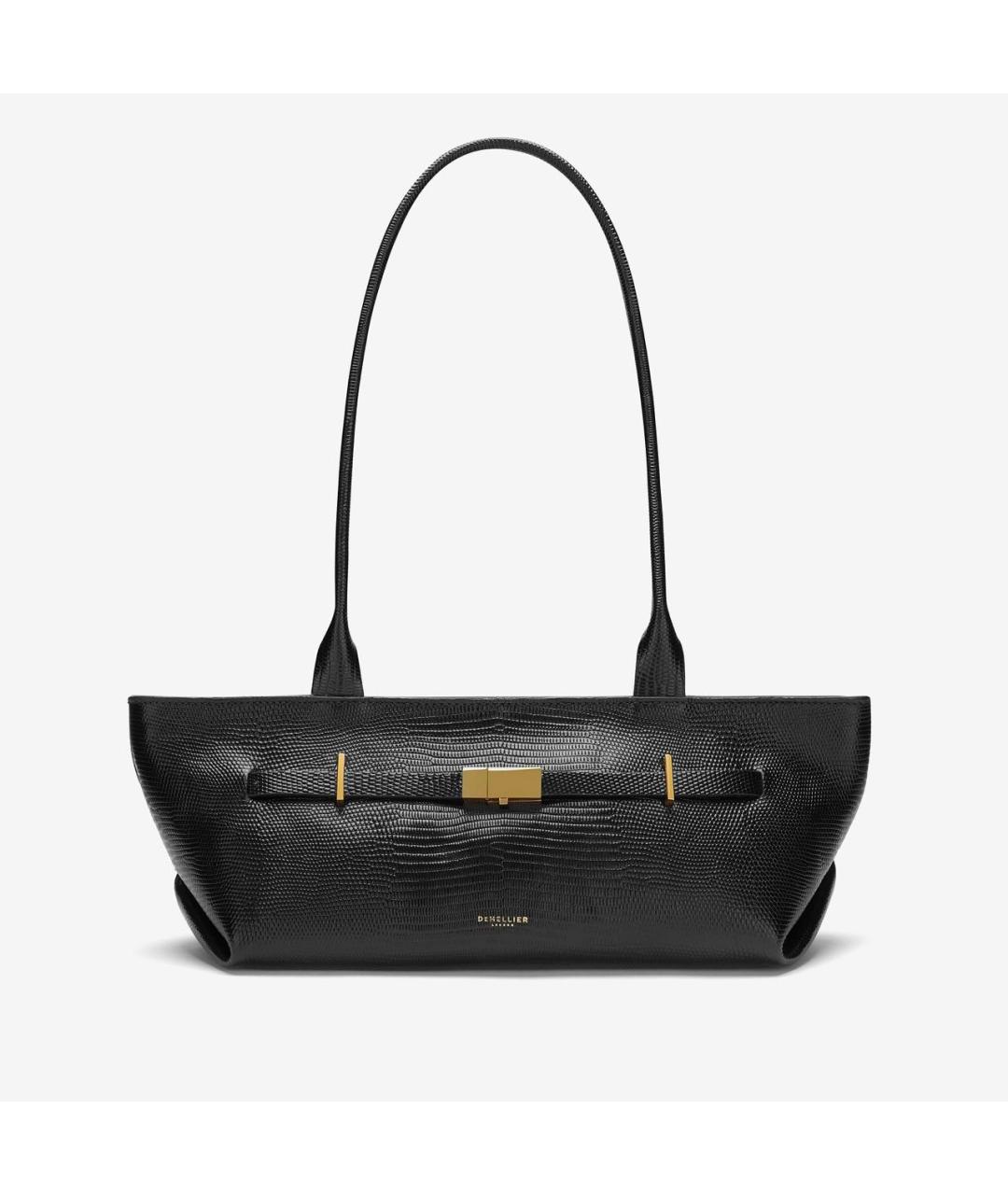 DEMELLIER Черная кожаная сумка тоут, фото 8