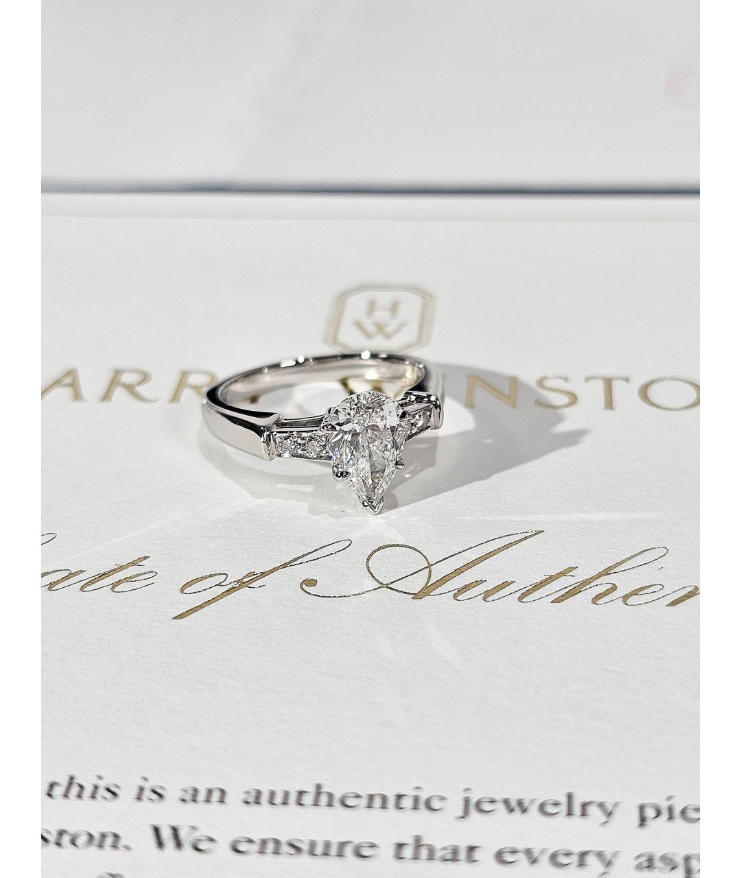 Harry Winston Серебряное платиновое кольцо, фото 3