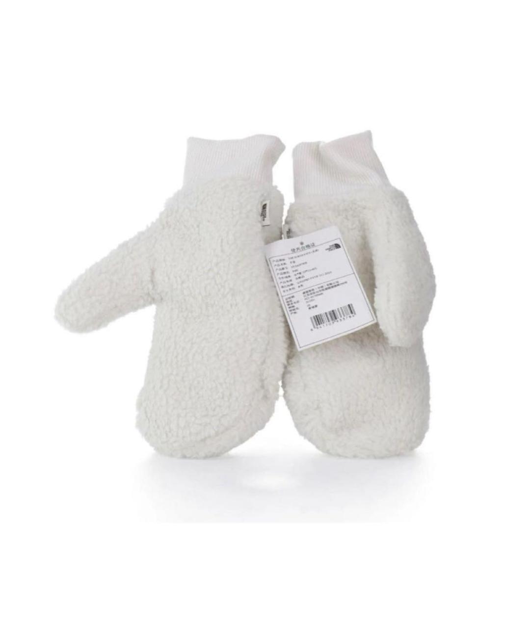 THE NORTH FACE Белые варежки, фото 2