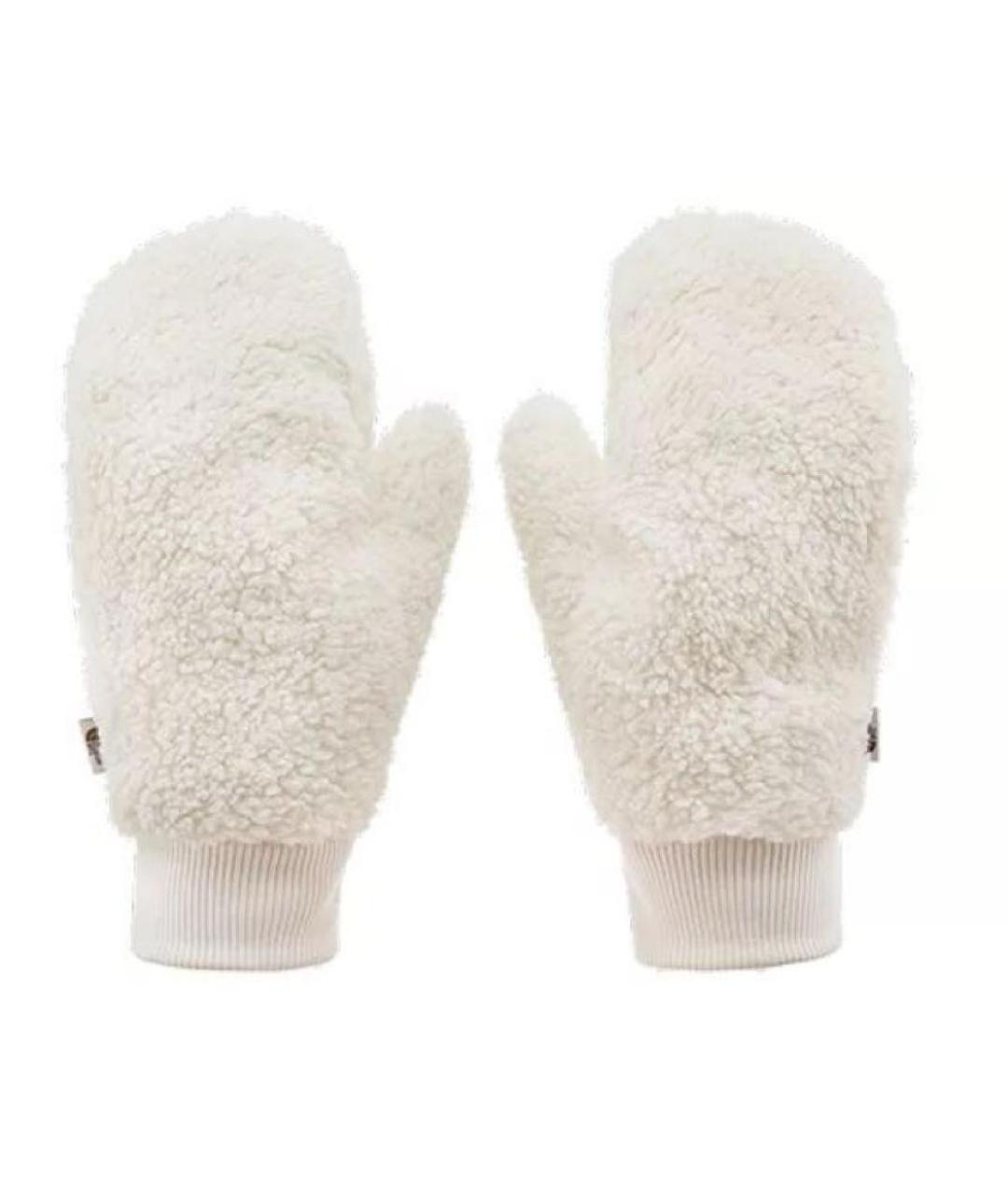 THE NORTH FACE Белые варежки, фото 1