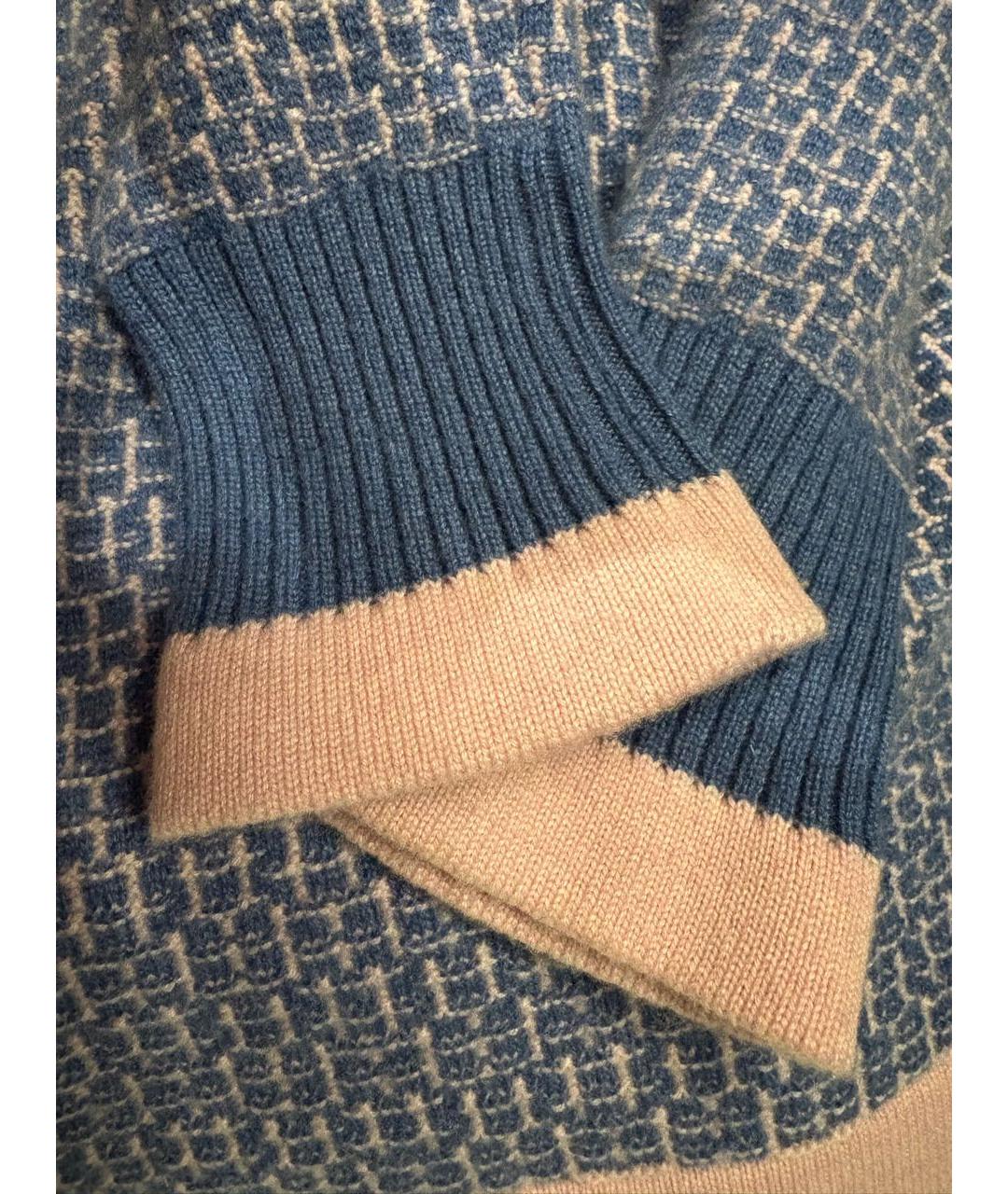 CHANEL Синий кашемировый кардиган, фото 4