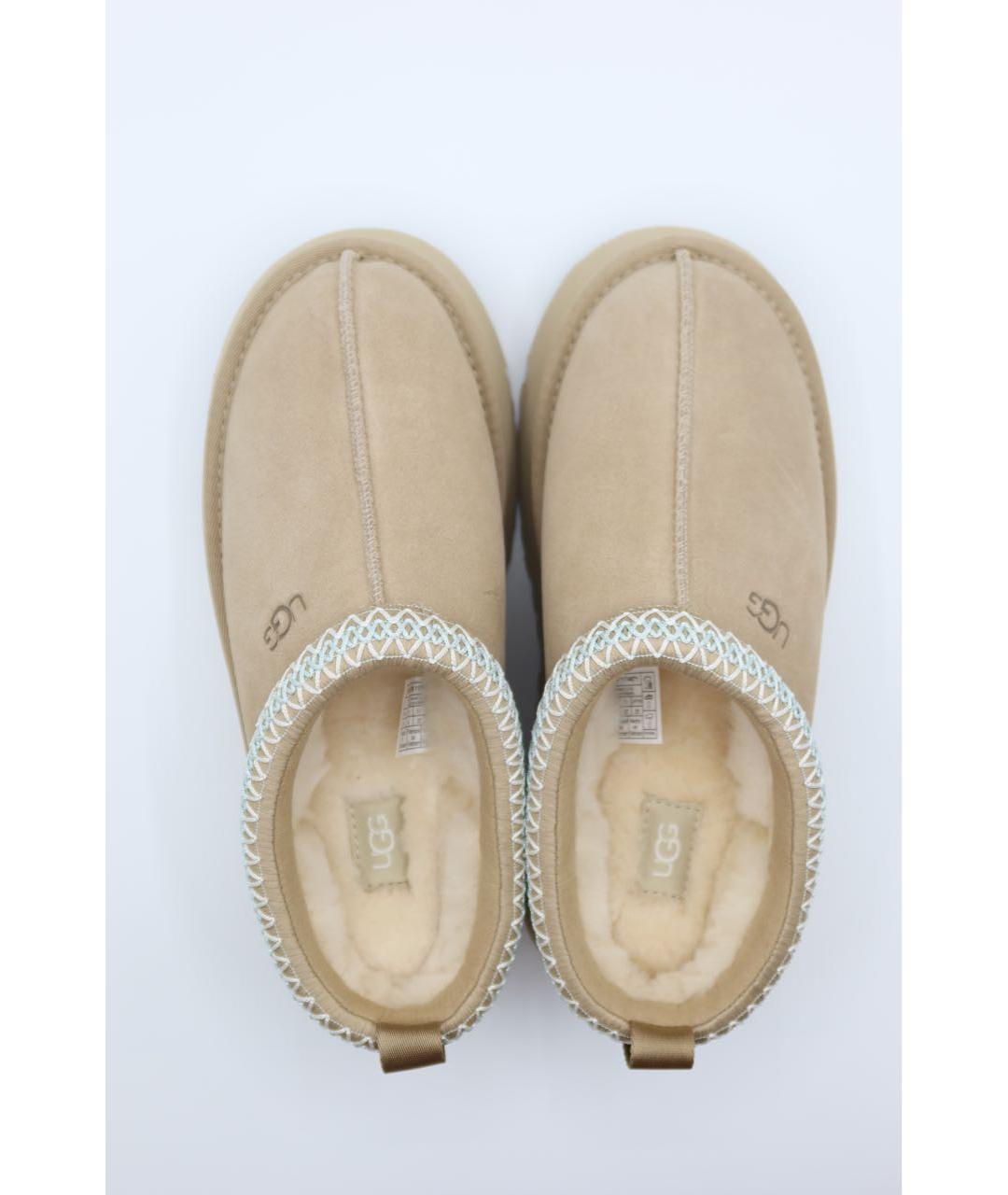 UGG AUSTRALIA Бежевые замшевые мюли, фото 5