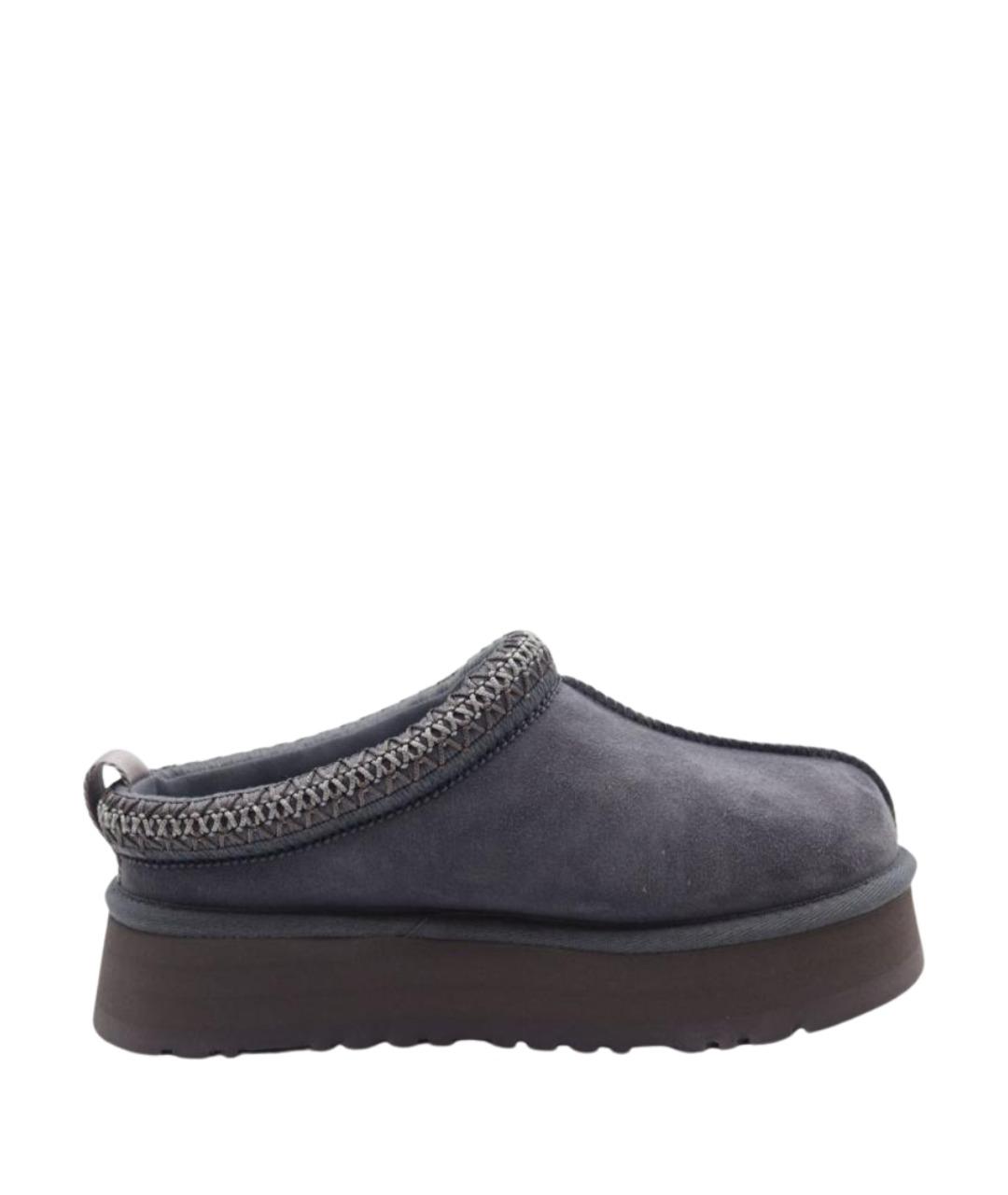 UGG AUSTRALIA Серые замшевые сабо, фото 1