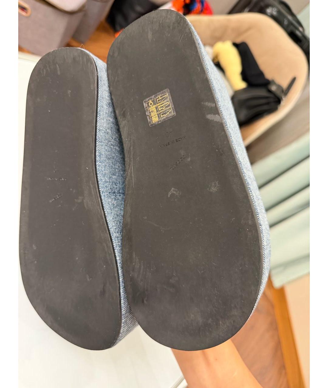 COPERNI Синие текстильные шлепанцы, фото 5