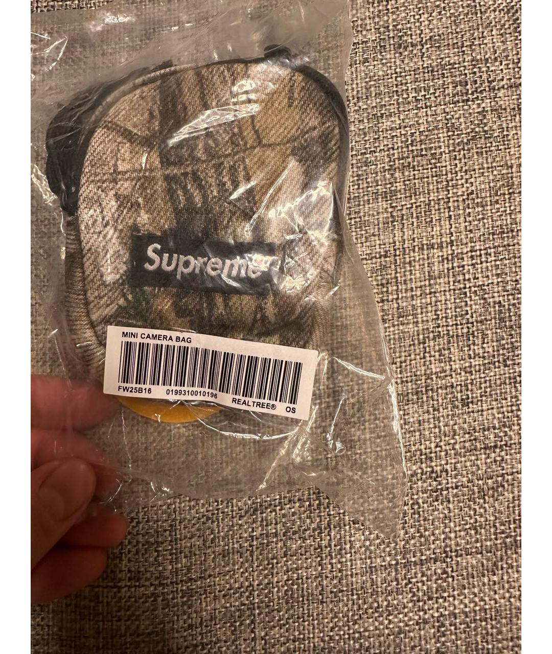 SUPREME Хаки деним сумка через плечо, фото 7