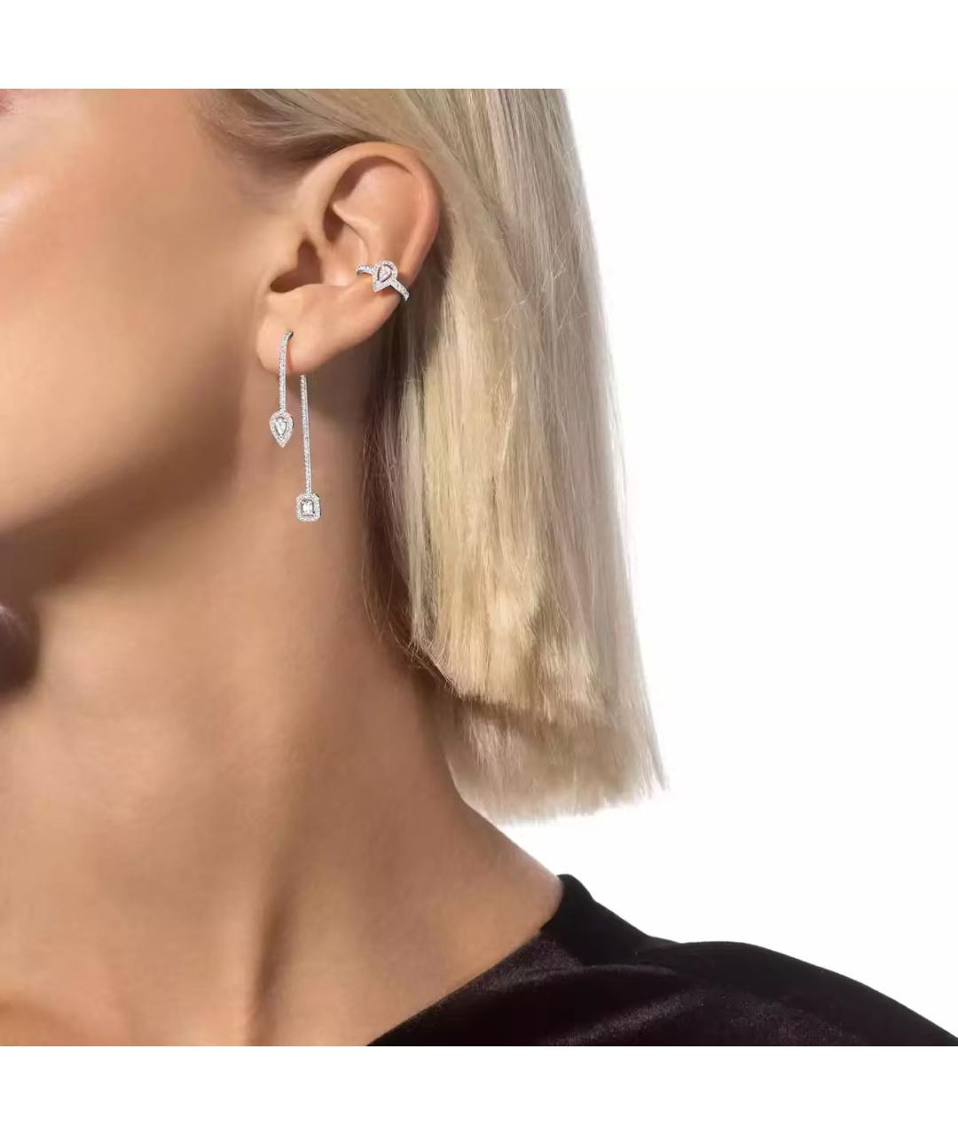 MESSIKA Серебряные серьги из белого золота, фото 4