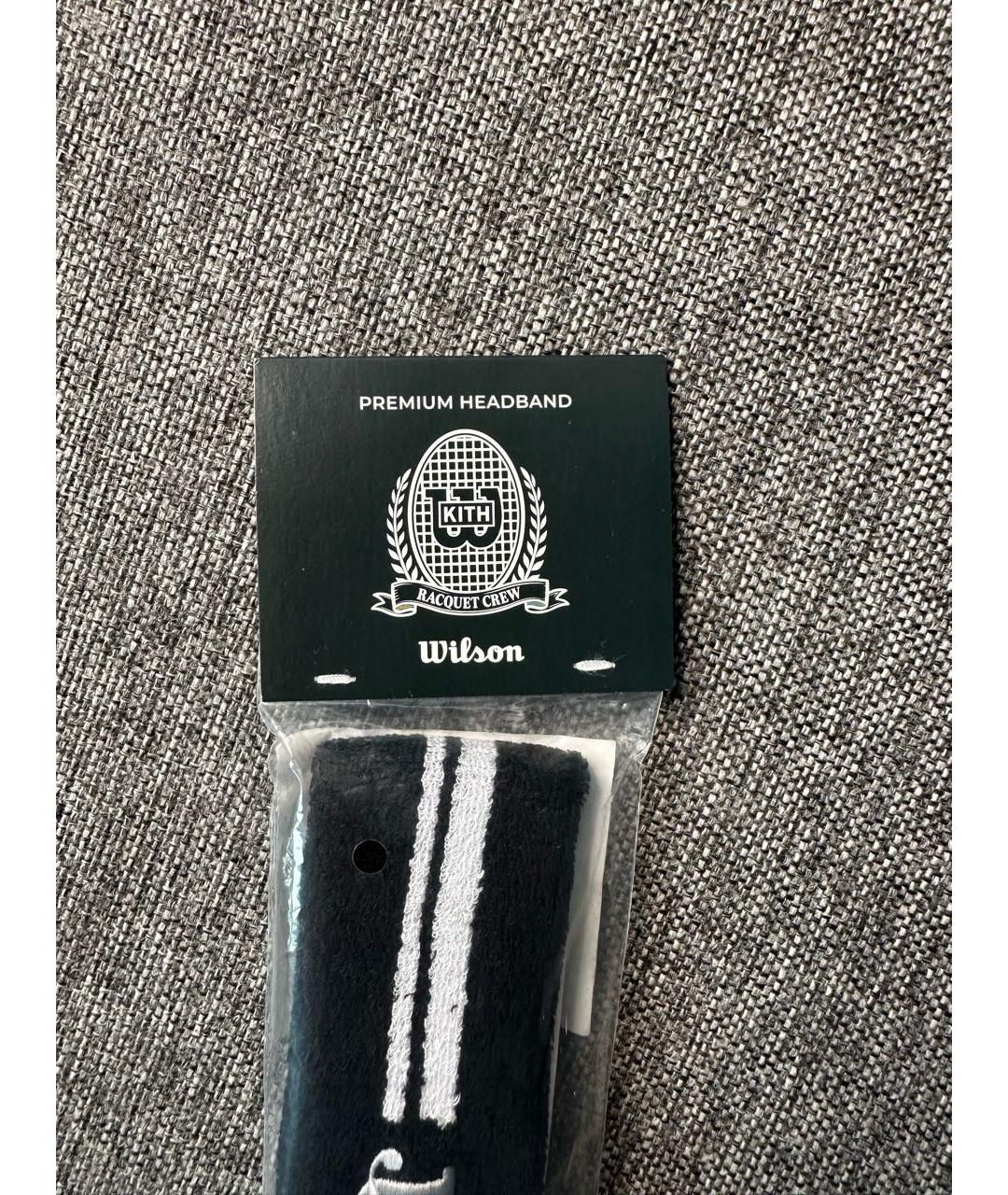 KITH Черная повязка на голову, фото 3