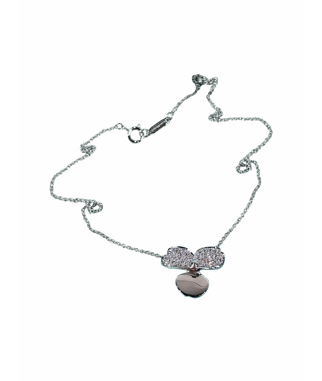 TIFFANY&CO Серебряное платиновое колье, фото 1
