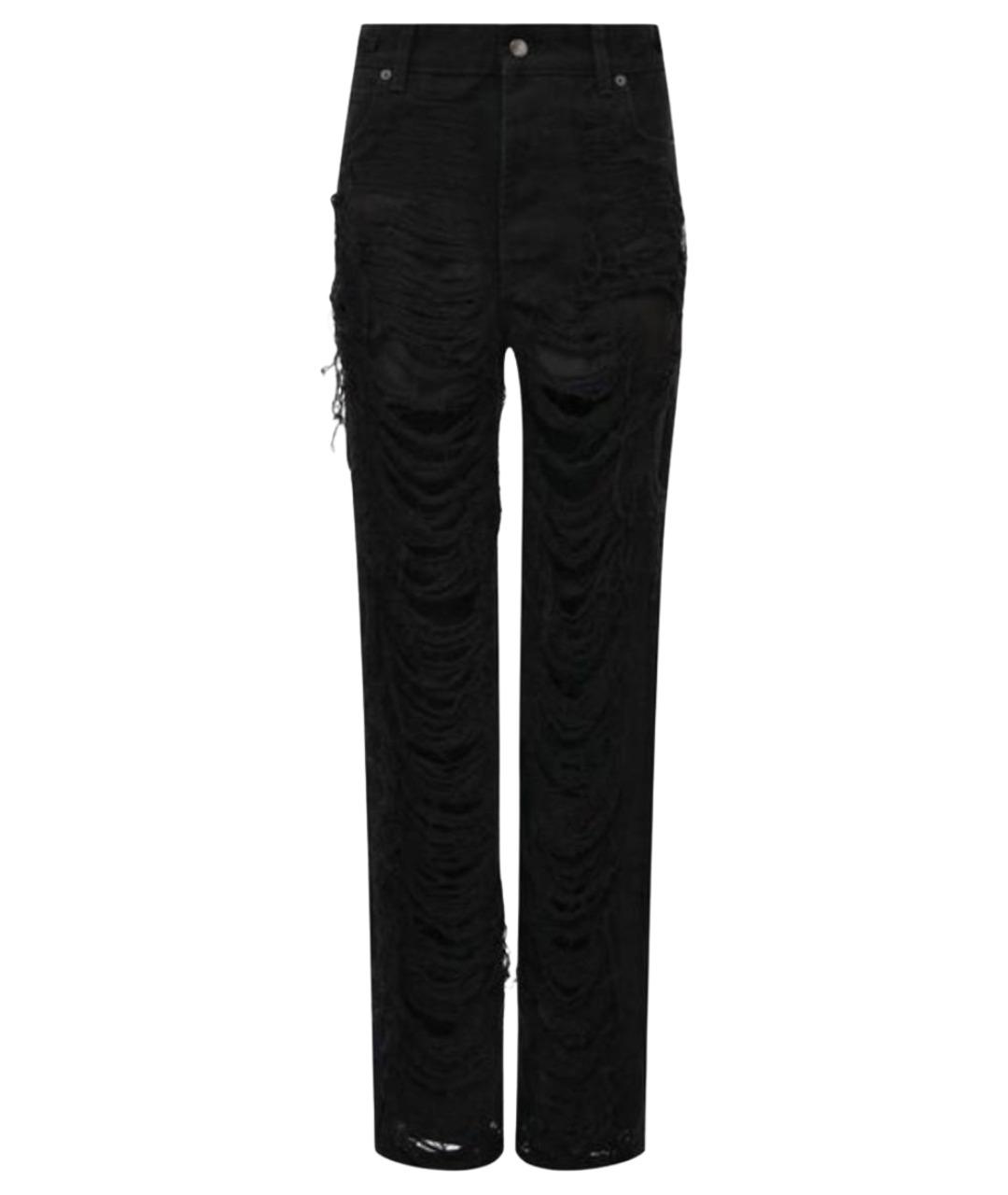 DARKPARK Черные хлопковые прямые джинсы, фото 1