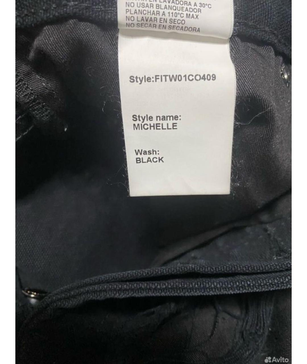 DARKPARK Черные хлопковые прямые джинсы, фото 5