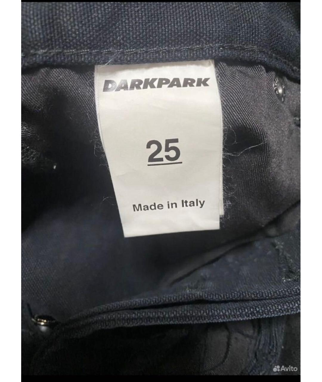 DARKPARK Черные хлопковые прямые джинсы, фото 4