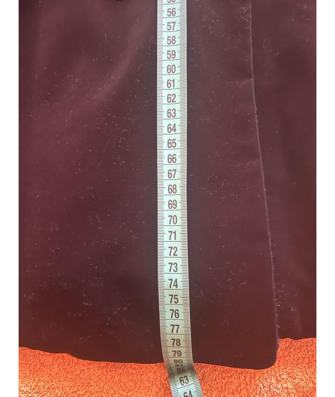 ARMANI COLLEZIONI Черное бархатное пальто, фото 6